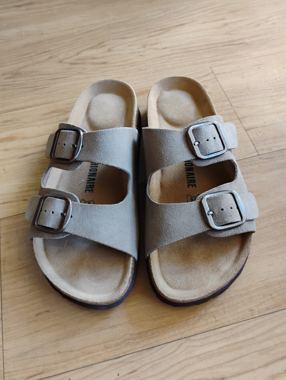 Cushionaire Logo Footbed Sandal Moss Size 7